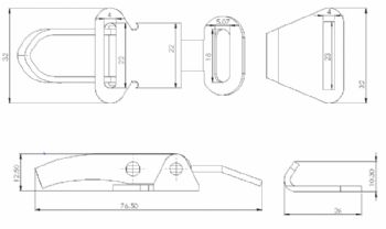 GK-010 Draw Latch