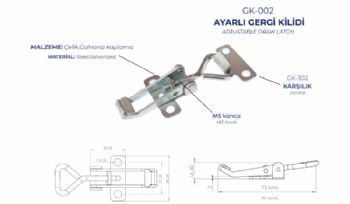 M6 AYARLI GERGİ KİLİDİ