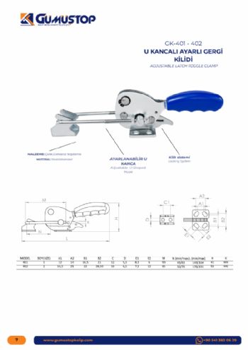 LATCH TOGGLE CLAMP